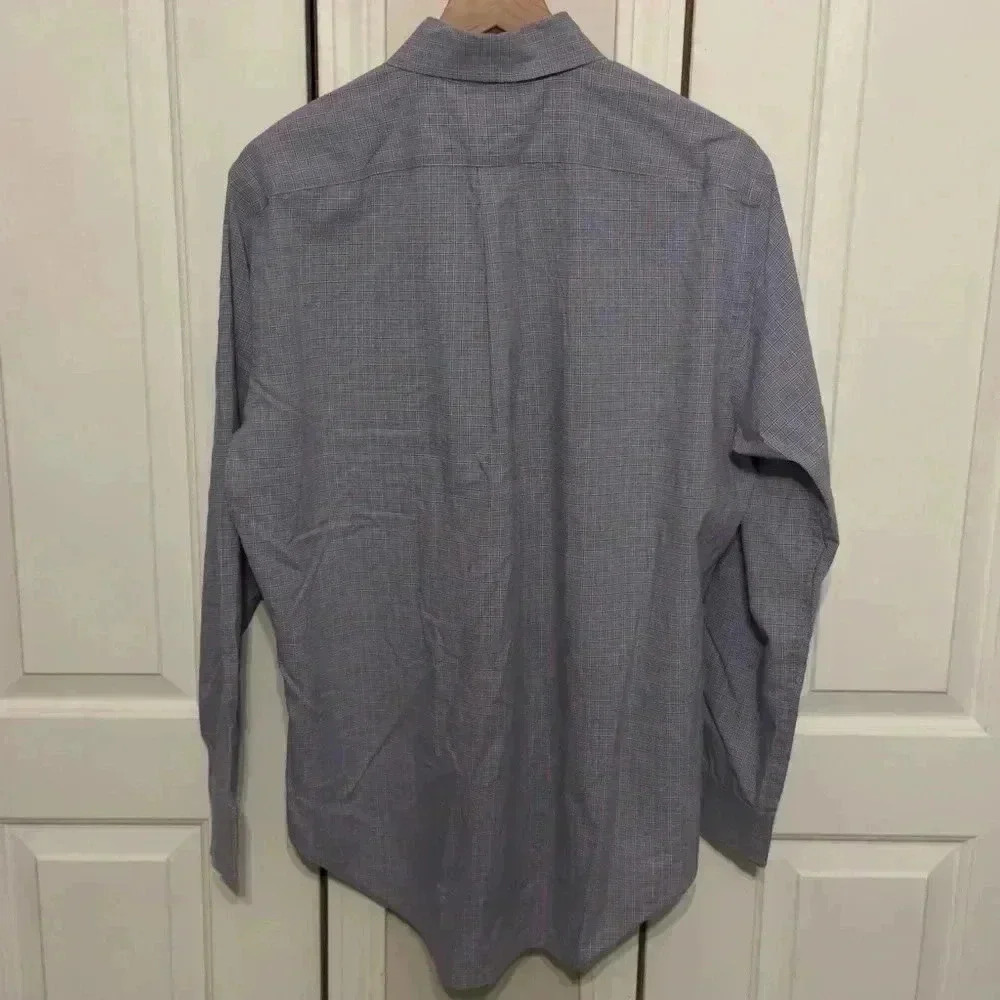 Lauren Ralph Lauren Mens Classic Fit 100% Cotton Long Sleeve Dress Shirt Size 16 - Picture 5 of 12